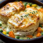 Tourte au Poulet aux Biscuits Moelleux : la Recette Familiale Facile et Réconfortante