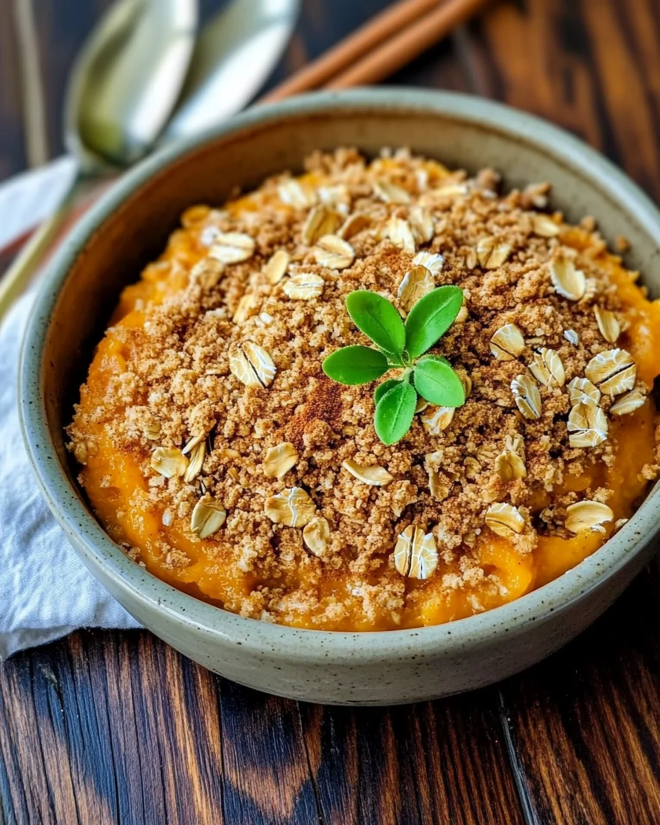 Crumble d'Avoine au Potimarron : La Recette Facile, Croustillante et Réconfortante