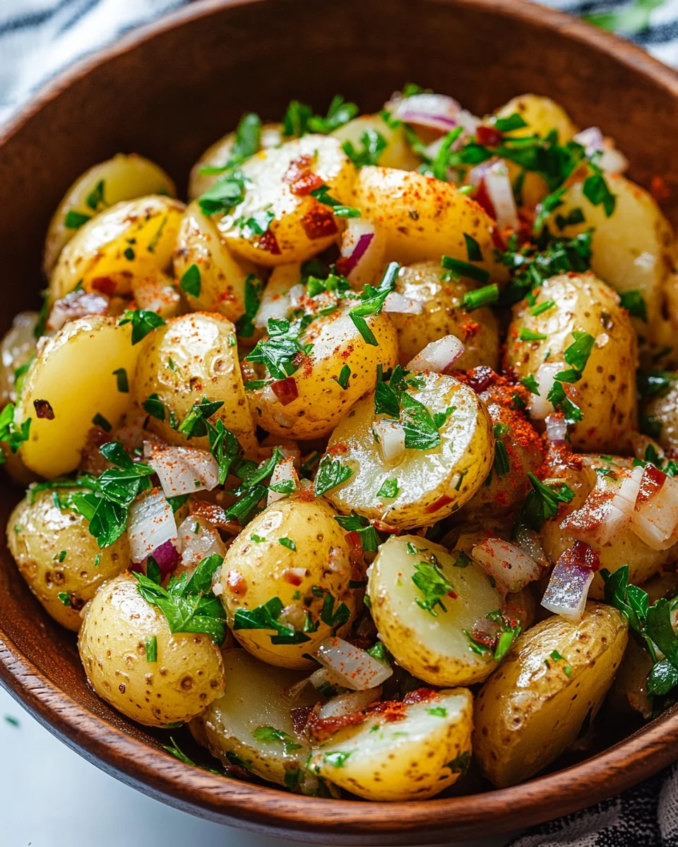 Salade de Pommes de Terre Allemande Tiède (Kartoffelsalat) : La Recette Traditionnelle