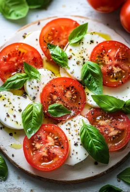 Salade Caprese Italienne : La Recette Authentique aux Tomates, Mozzarella et Basilic