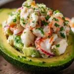 Avocat Farci à la Salade de Crevettes et Crabe : la recette fraîche, élégante et sans cuisson