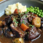 Joue de Bœuf à la Bourguignonne