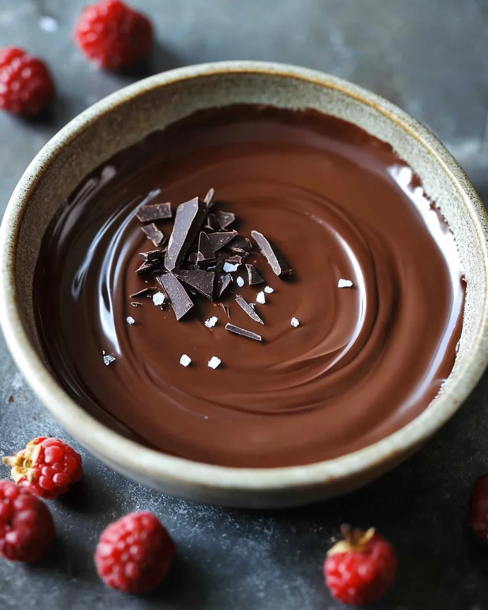 La Meilleure Ganache Française au Chocolat Noir
