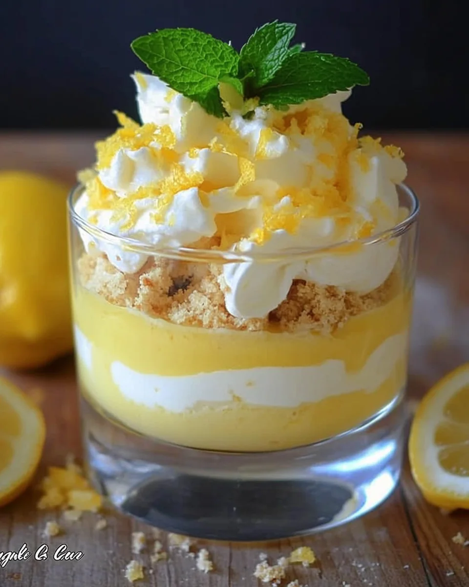 Lemon Trifle : le dessert citronné, léger et ultra gourmand