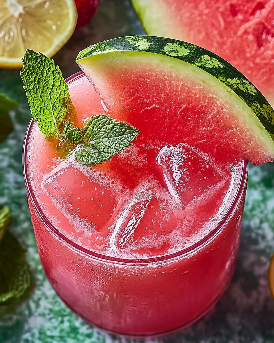 Limonade Rafraîchissante à la Pastèque
