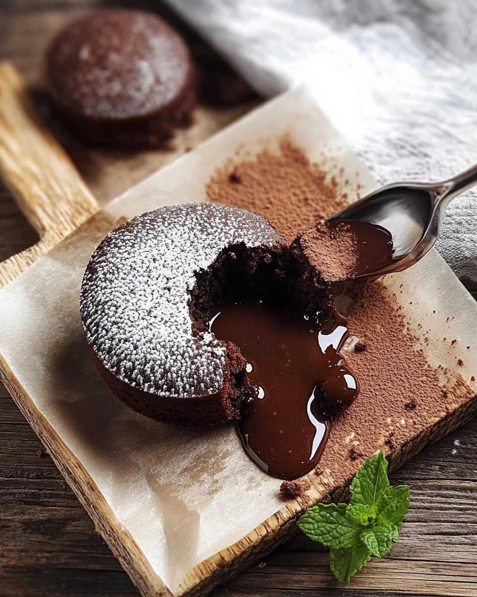 Meilleur fondant au chocolat au cœur coulant