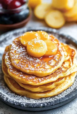 Mini pancakes moelleux à la compote de pommes