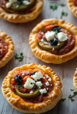 Mini pizza feuilletée à la marocaine