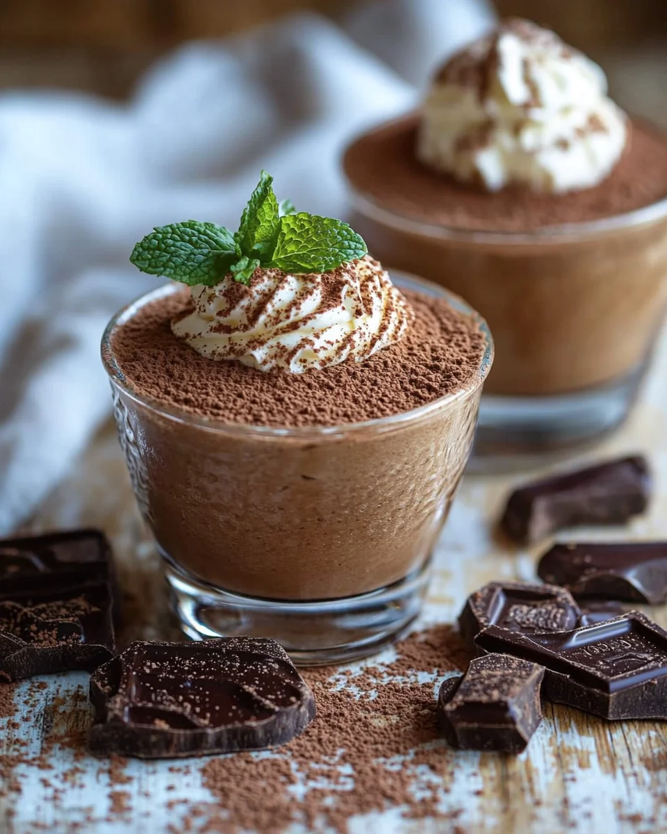 Mousse au Chocolat Facile (Mousse au Chocolat Française)