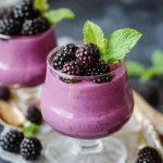 mousse aux mûres