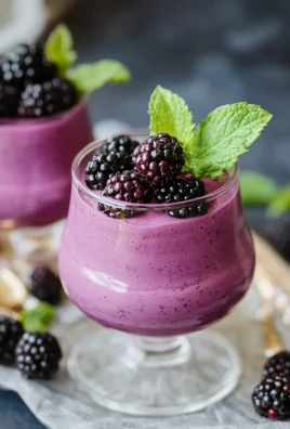 mousse aux mûres