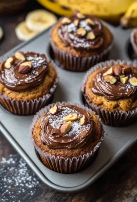Muffins au Banana Bread et au Nutella