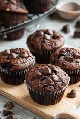Muffins au chocolat ultra moelleux (sans beurre)