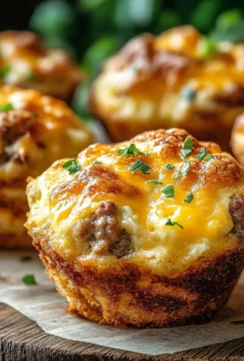Muffins Bisquick à la Saucisse, aux Œufs et au Fromage