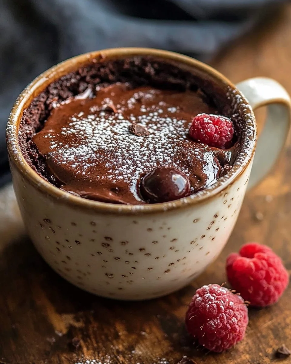 Mug Cake au Chocolat Sans Gluten