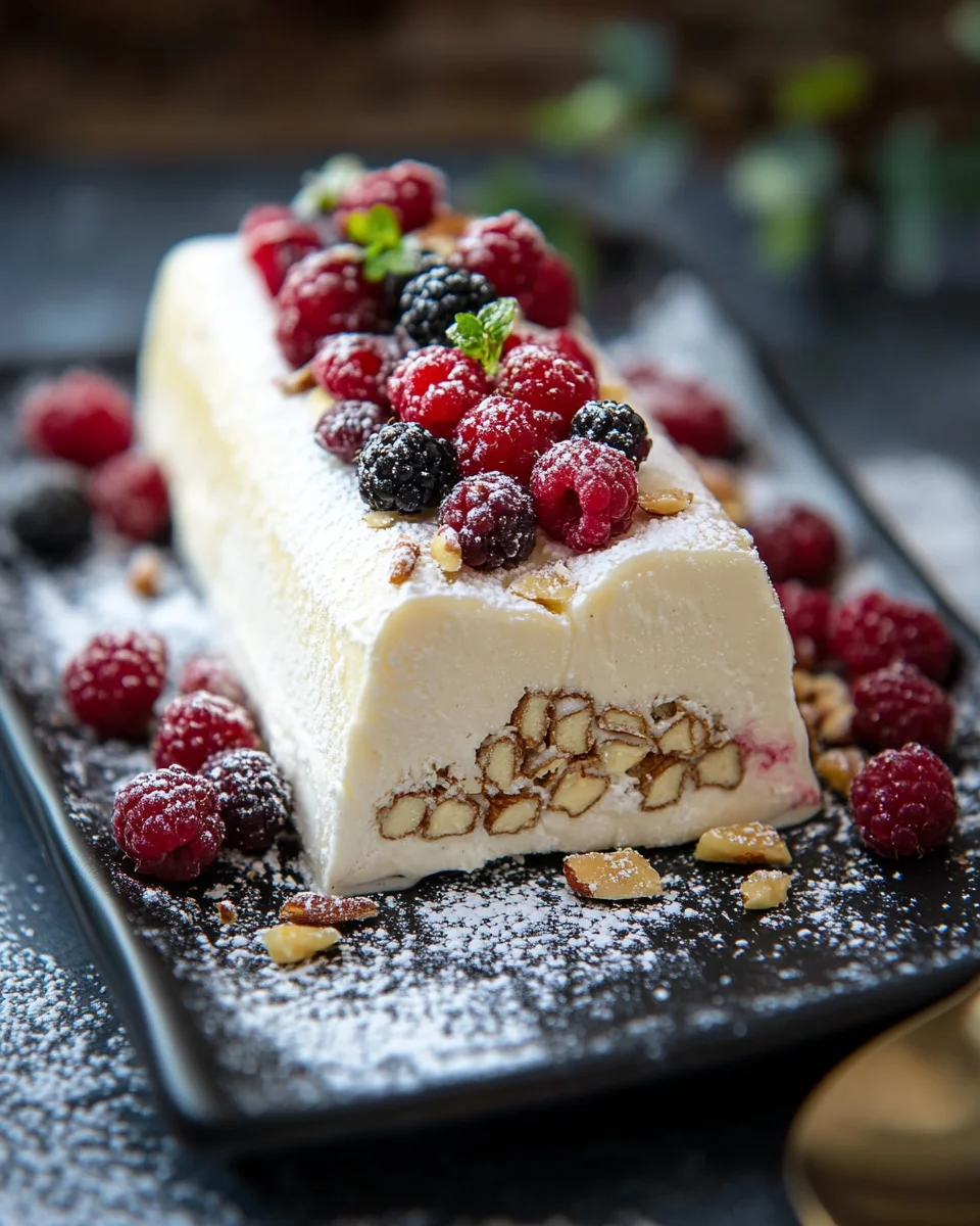 Nougat glacé maison