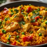 Paella Espagnole au Poulet : La Recette Traditionnelle et Savoureuse