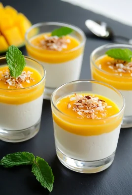 Panna Cotta mangue coco : la recette facile, et sans gélatine