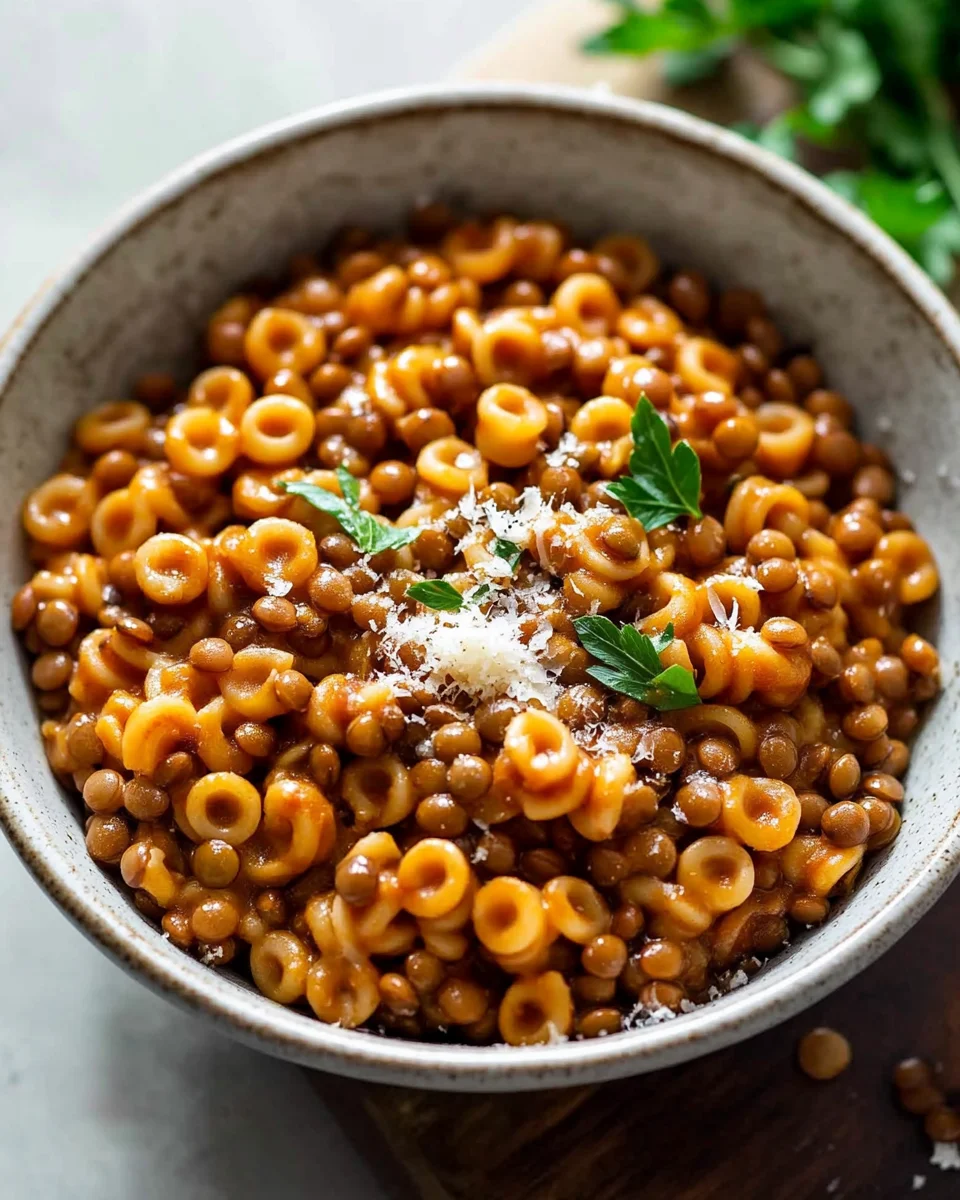 Pasta e Lenticchie – La Véritable Recette Italienne