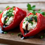 piquillos farcis au chèvre