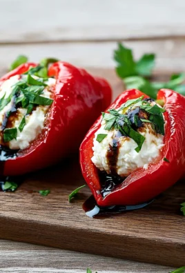 piquillos farcis au chèvre
