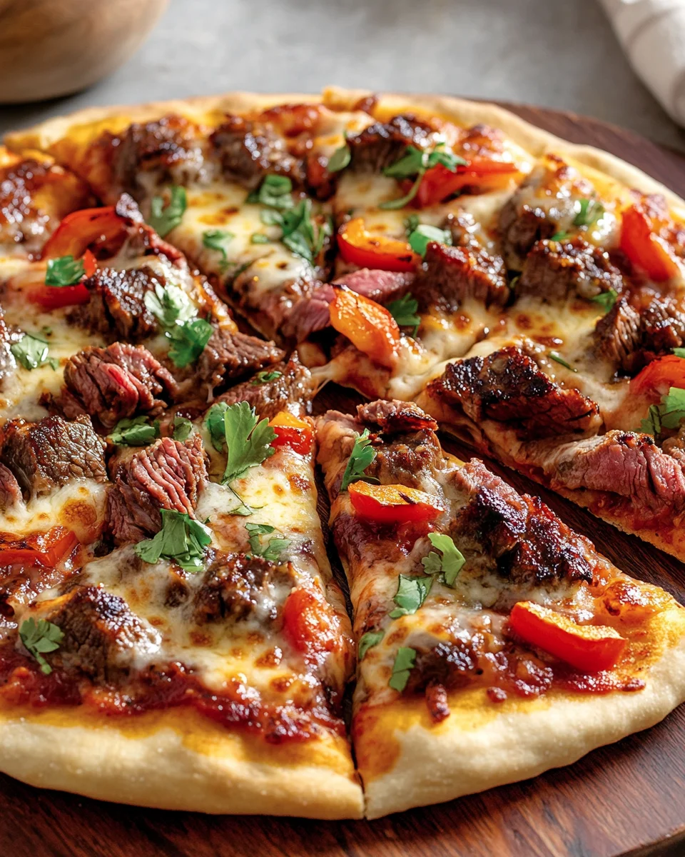 Pizza au Steak Barbecue : La Recette Gourmande et Fondante