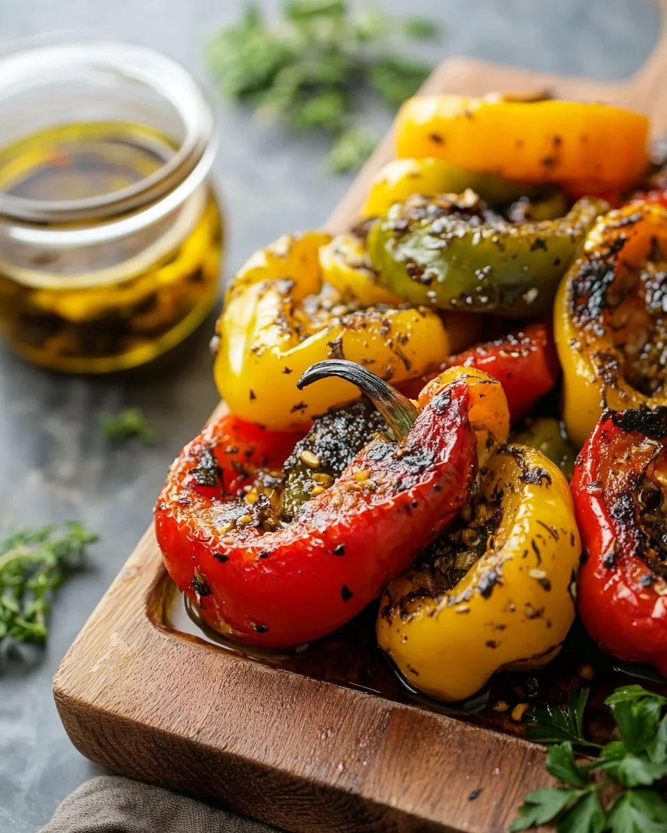 Poivrons Rôtis à l'Huile – La Recette Traditionnelle Facile