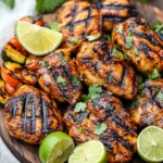 Poulet Grillé Juteux Mariné à la Tequila et au Citron Vert