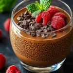 Pudding au Chia et au Chocolat Riche en Protéines