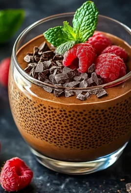 Pudding au Chia et au Chocolat Riche en Protéines