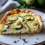Quiche SANS pâte aux courgettes et au fromage de chèvre