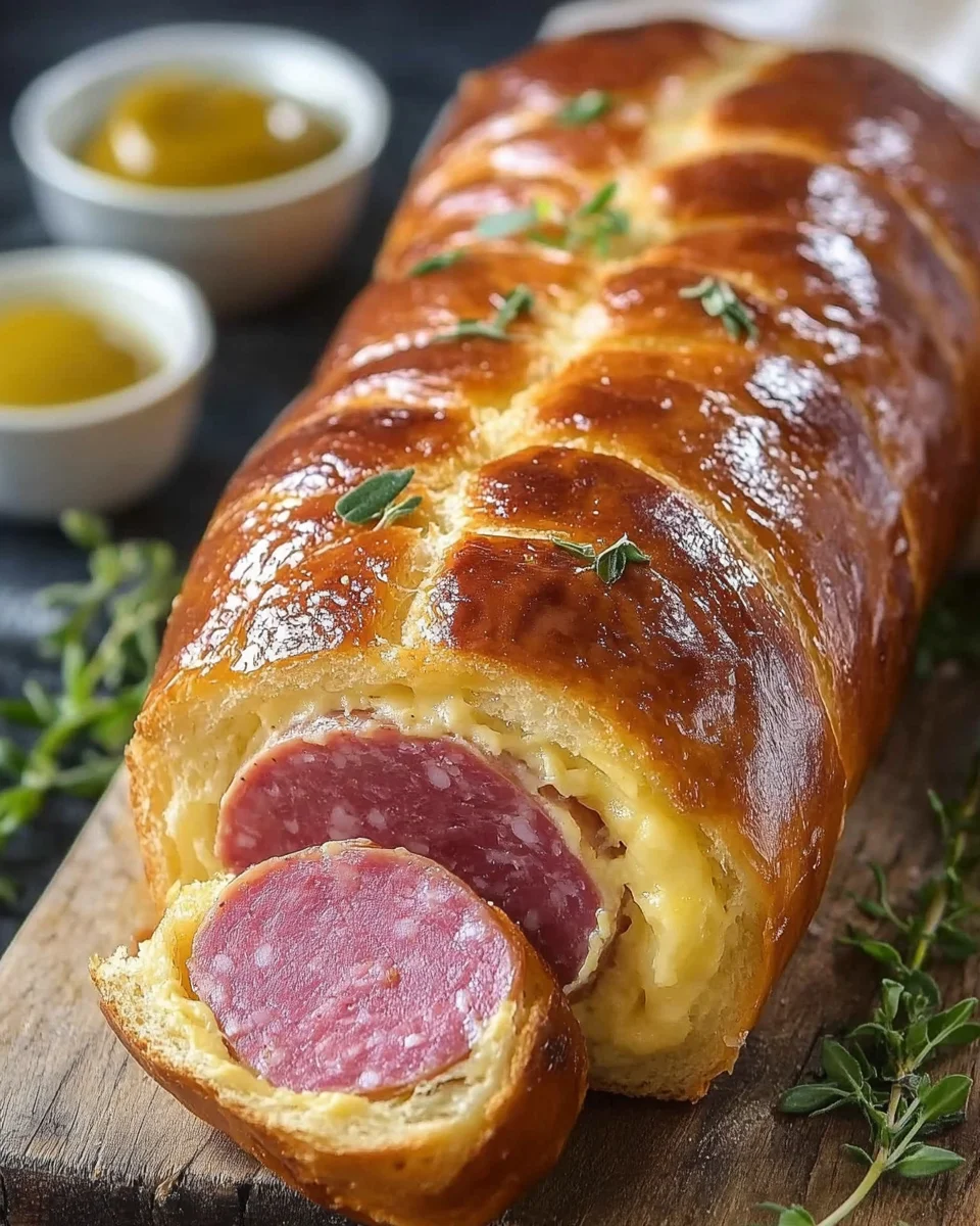 Recette Authentique de Brioché au Saucisson