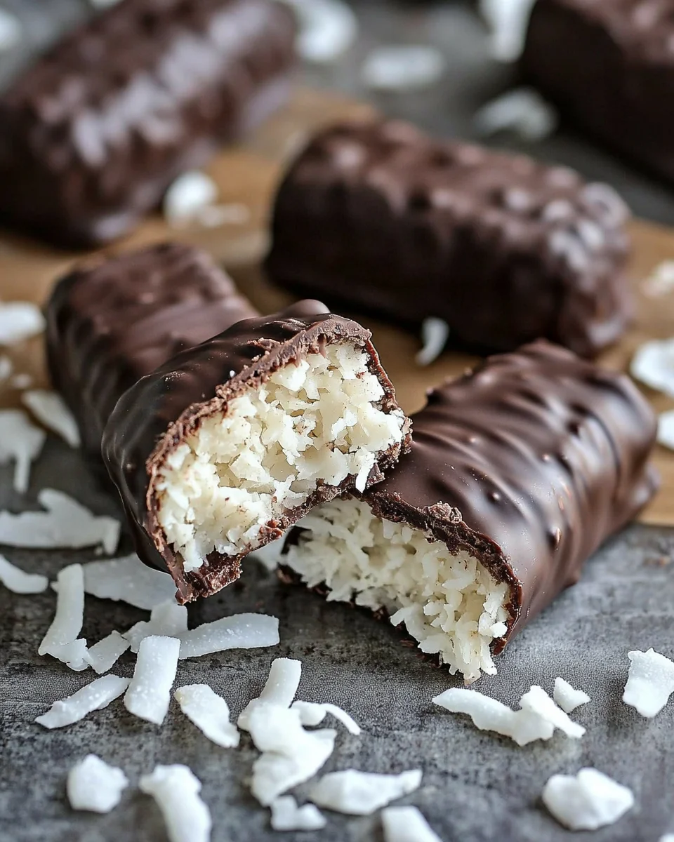 Recette de barres Mounds à 3 ingrédients