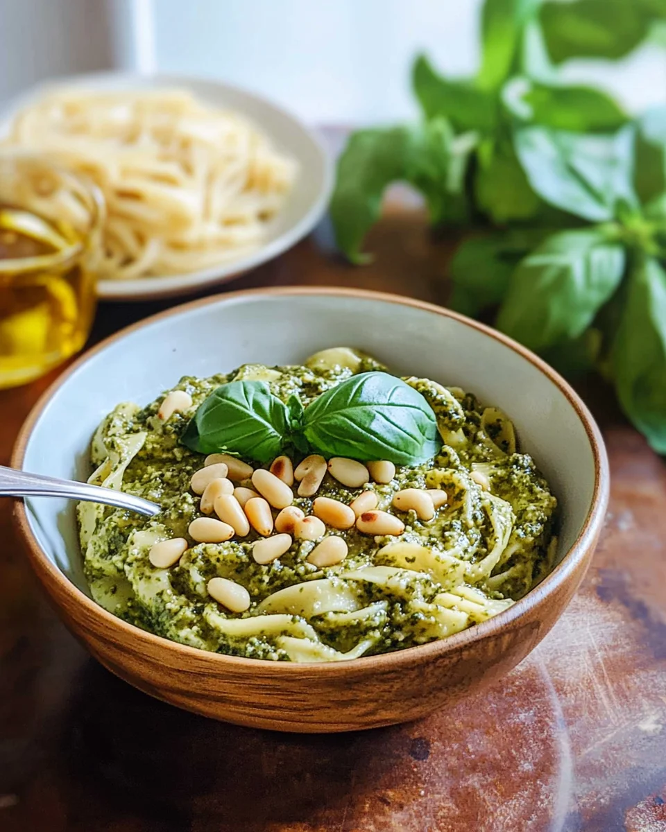 Recette de Pesto au Basilic Facile en 5 Minutes