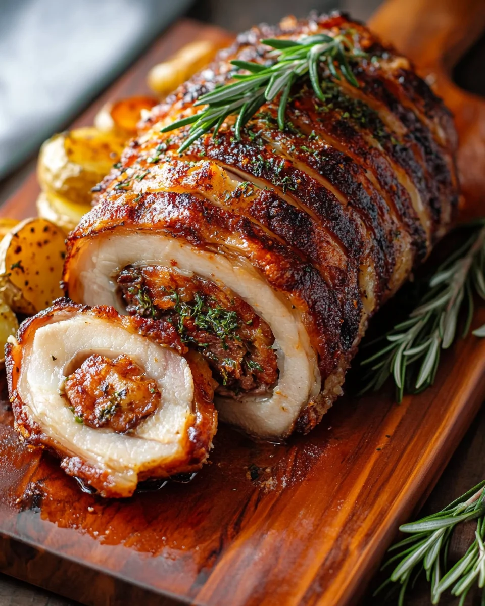 Recette de Porchetta (Rôti de Porc Italien)