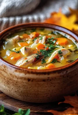 Recette de Soupe Poulet Cocooning Parfaite pour l’Automne