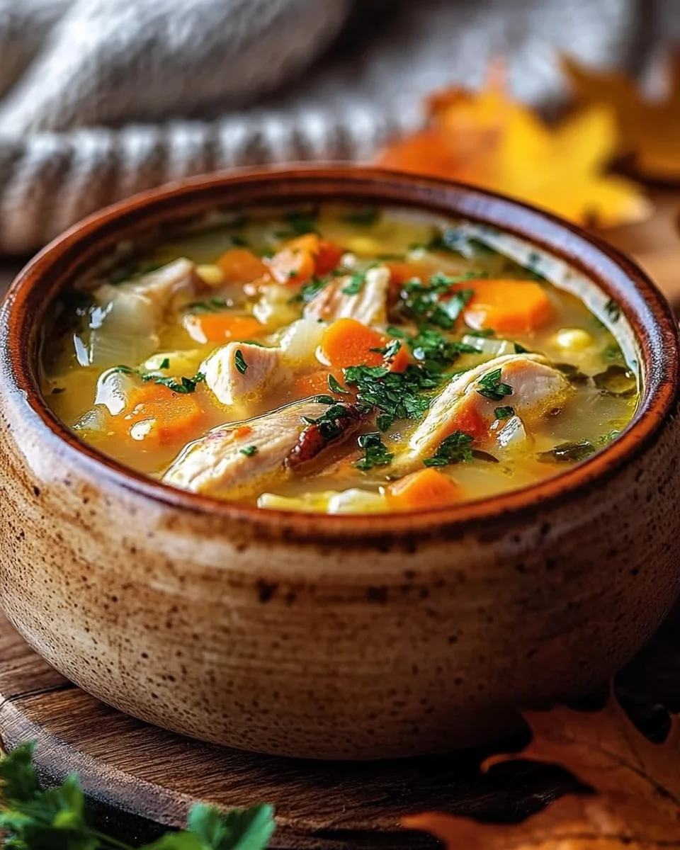 Recette de Soupe Poulet Cocooning Parfaite pour l’Automne