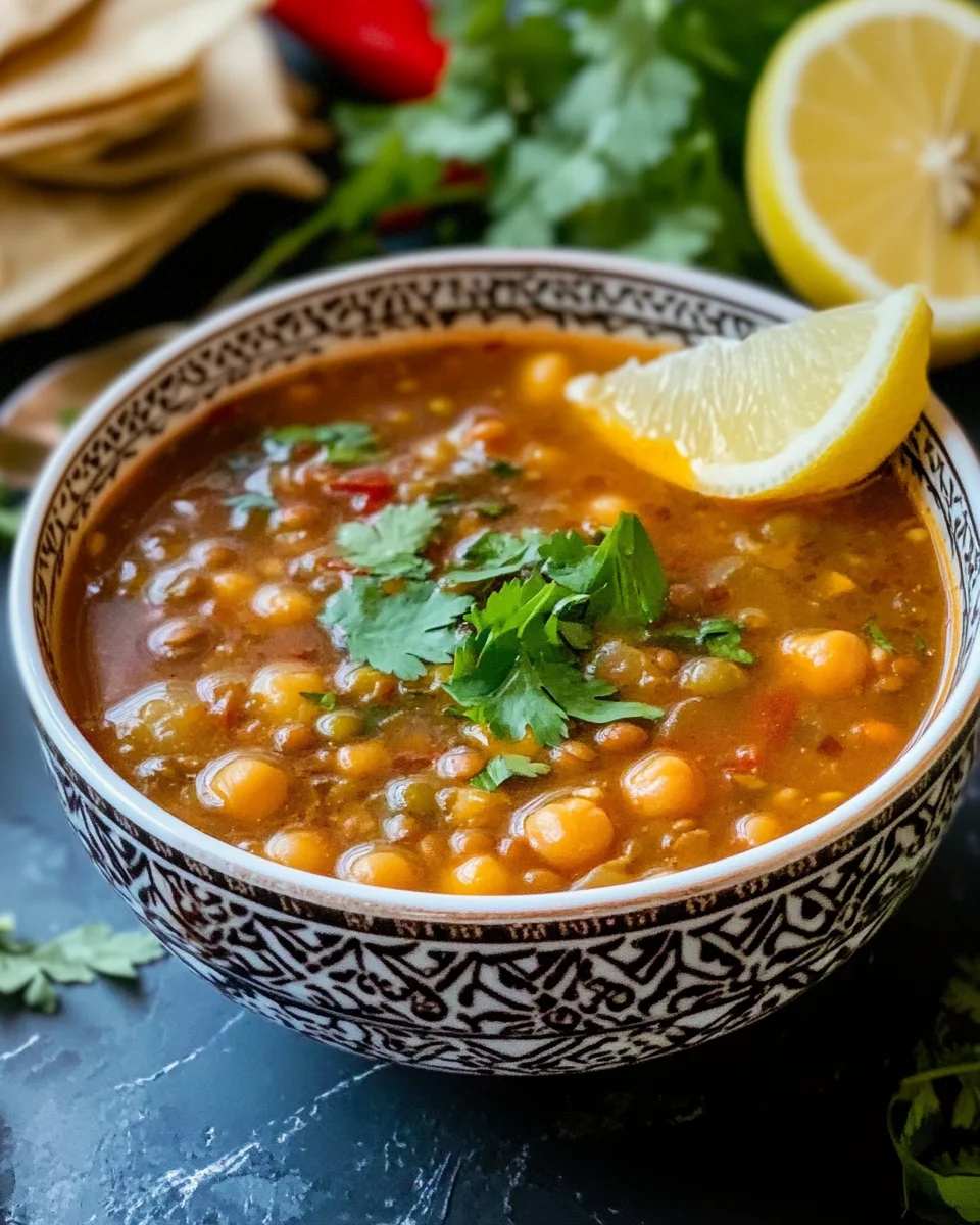 Recette harira marocaine