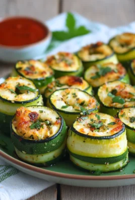 Roulés de courgettes à la poêle