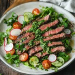 Salade de bœuf grillé et gremolata