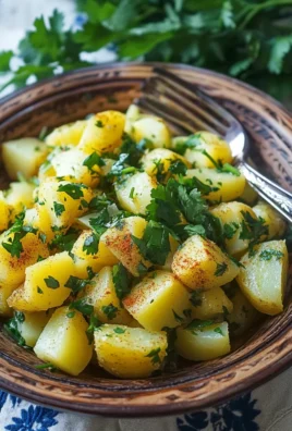 Salade de pommes de terre à la marocaine