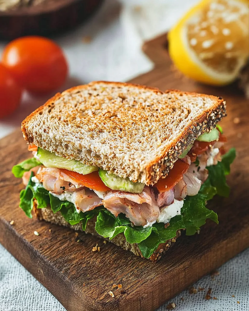 Sandwich à la crème de thon pour des déjeuners ensoleillés (ou juste pratiques)