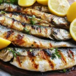 Sardines marinées au barbecue