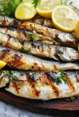 Sardines marinées au barbecue
