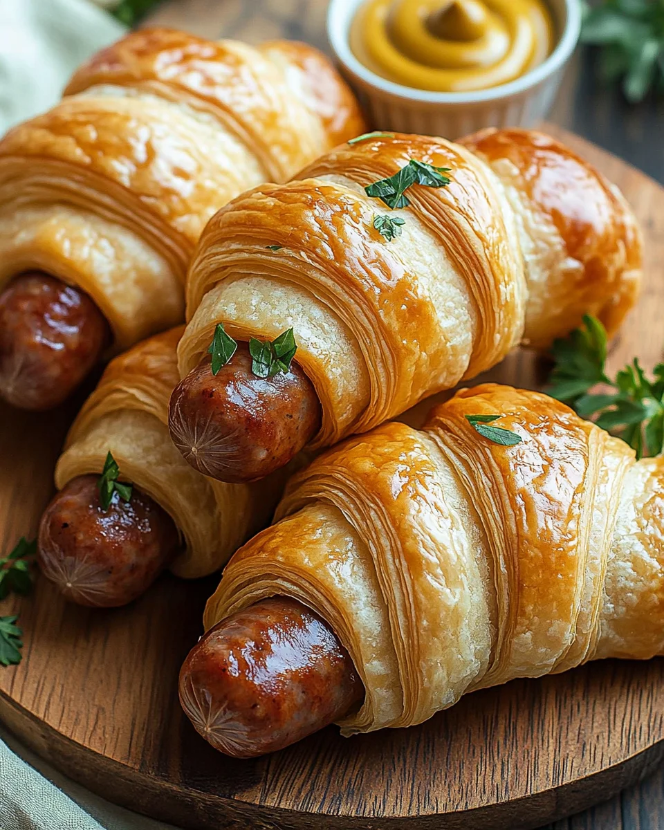 Saucisses Feuilletées aux Croissants : La Recette Facile et Gourmande