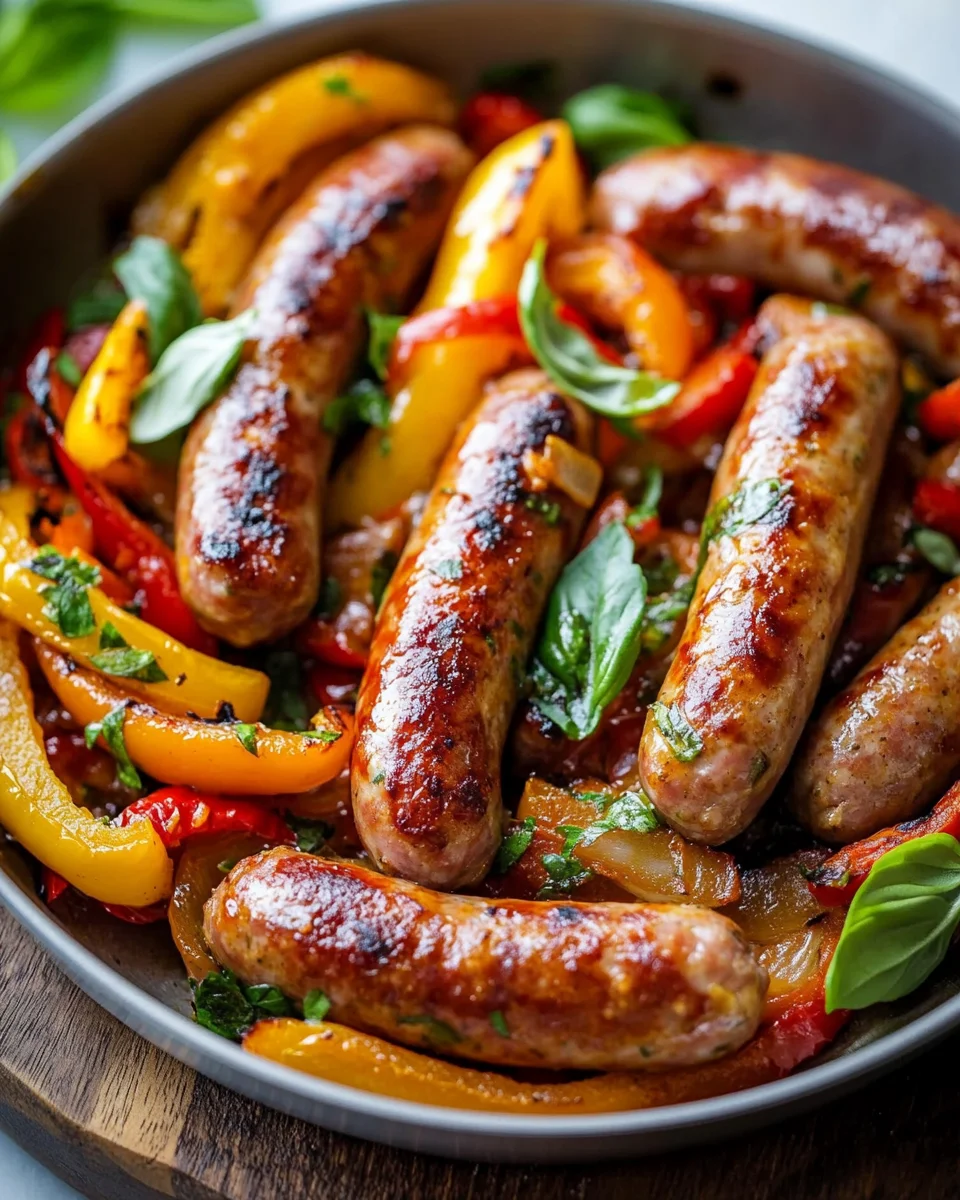 Saucisses Italiennes aux Poivrons – La Recette Authentique
