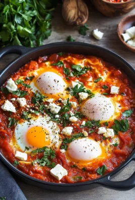 Shakshuka (Œufs Pochés, Tomates et Feta)