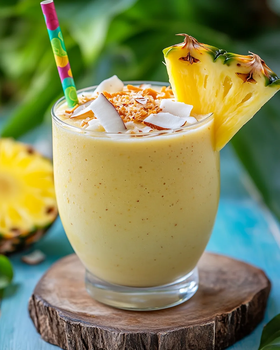 Smoothie Ananas Coco : la recette tropicale ultra crémeuse prête en 5 minutes