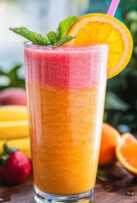 Smoothie Soleil à l'Orange et à la Pastèque