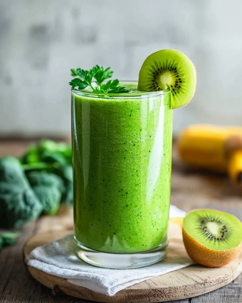 Smoothie Vert Détox : La Boisson Fraîche, Vitaminée et Revitalisante